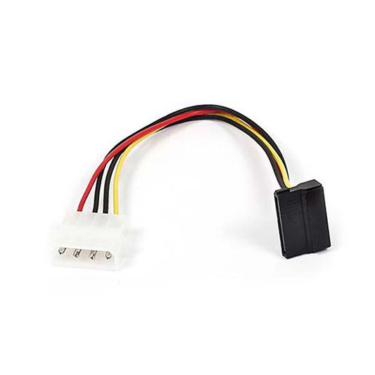 Microworld Molex to SATA 90° L Shape Power Adapter Cable