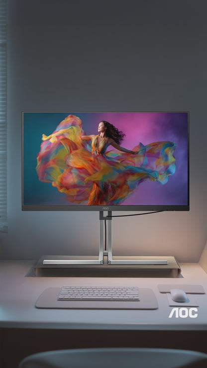 AOC Graphic Pro U27U3XD 27" 4K UHD IPS Monitor – 144Hz / 288Hz Dual Refresh, USB-C 90W, HDR400, Ergo Stand, 3 Year Warranty