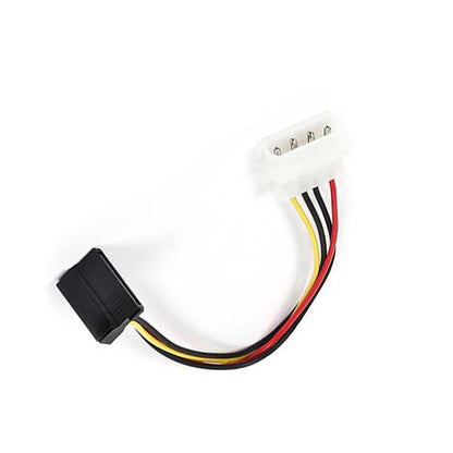 Microworld Molex to SATA 90° L Shape Power Adapter Cable