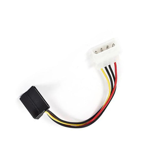 Microworld Molex to SATA 90° L Shape Power Adapter Cable