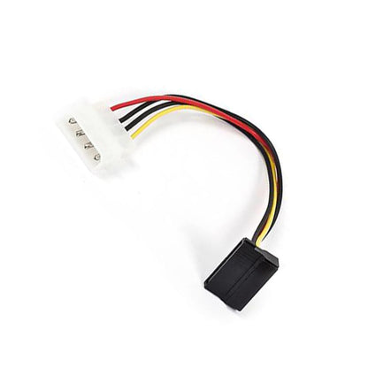 Microworld Molex to SATA 90° L Shape Power Adapter Cable