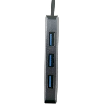 RCT USB type hub with 1 RJ45; 3 USB 3.0 and 1 USB Type C (power delivery)