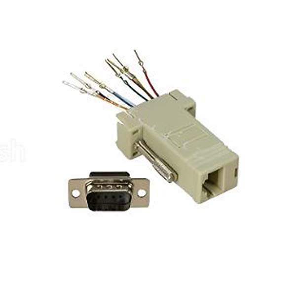 RS232 9PIN MALE SERIAL TO RJ45 CONVERT