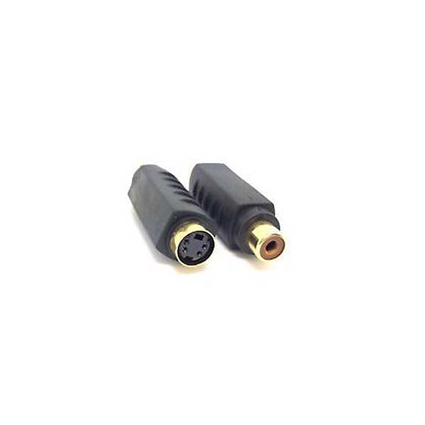 S VIDEO FEMALE TO RCA FEMALE  ADAPTER