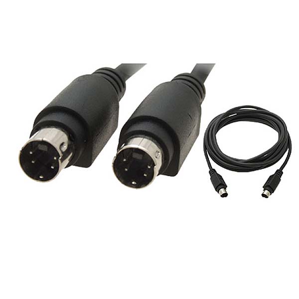 S-VIDEO MALE TO S-VIDEO MALE 1.8M CABLE