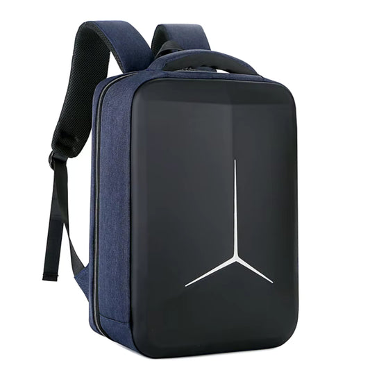 15.6" Laptop Backpack Hard Shell – USB Charging Port, Trolley Sleeve, Travel Bag