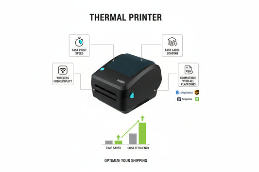 MicroWorld S300M POS Thermal Printer RS232 USB LAN, High-Speed Direct Thermal 72mm Print