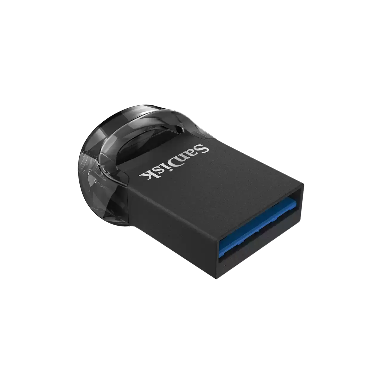 SanDisk Ultra Fit USB flash drive on a white background