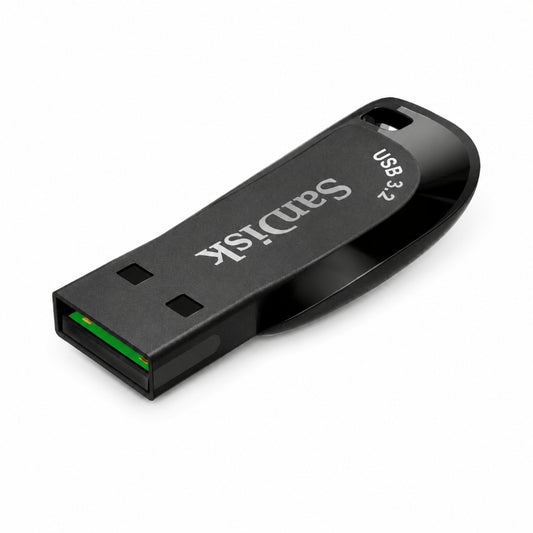 SanDisk UltraShift 32GB USB flash drive on a white background