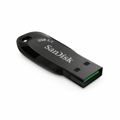 SanDisk UltraShift 32GB USB flash drive on a white background