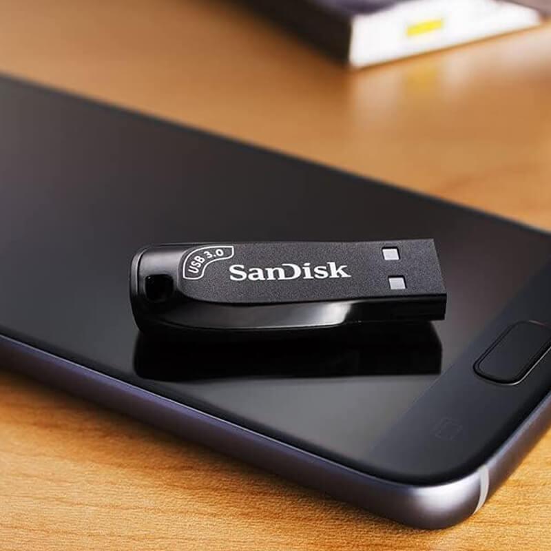 SanDisk Ultra Shift 32GB USB 3.2 Gen 1 Flash Drive | Up to 100MB/s | Black