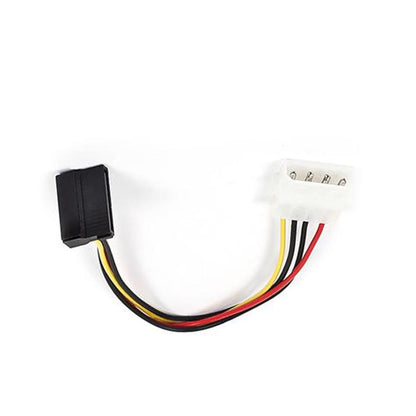 Microworld Molex to SATA 90° L Shape Power Adapter Cable