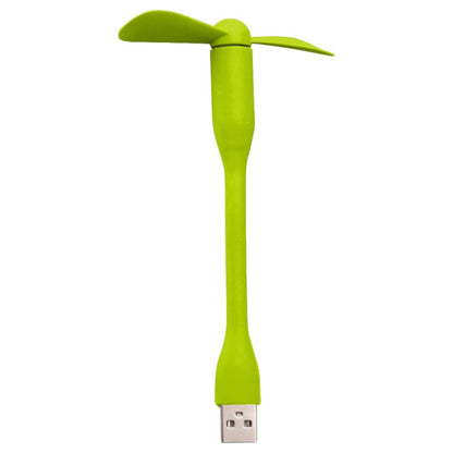 Mini SE094 Flexible USB Fan – Portable Bendable Cooling Fan – Green