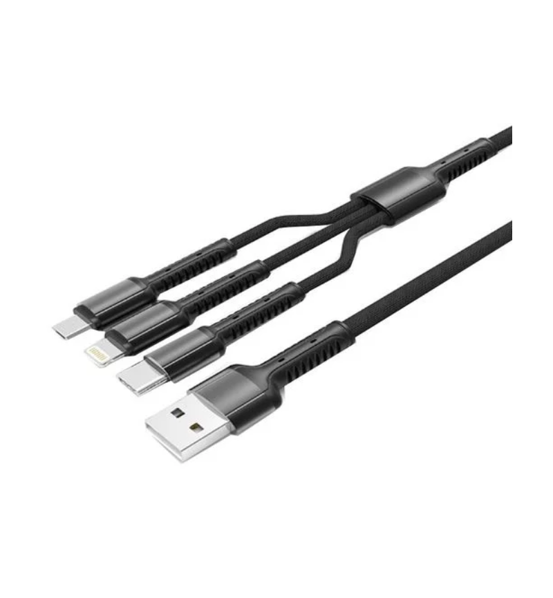 USB: 3IN1 1.2M - C&S RED CABLE