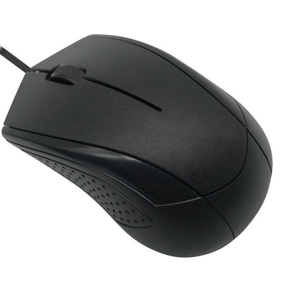 TBYTE USB Wired Mouse – 1000 DPI Plug & Play Optical Mouse Black