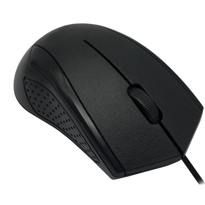 TBYTE USB Wired Mouse – 1000 DPI Plug & Play Optical Mouse Black