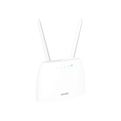 Tenda AG06 Wi-fi 4G VoLTE Router  with antennas on a transparent background