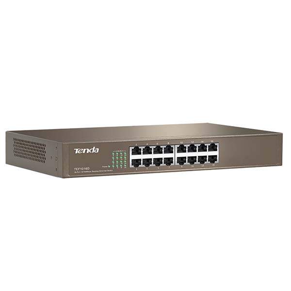 Tenda Steel 10/100 16 Port Network Switch
