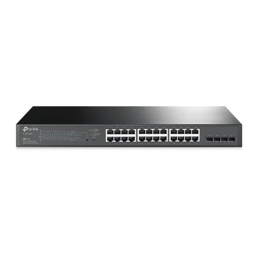 TP-Link Jetstream TL-SG2428P 24 Port PoE, 250W budget switch with 4 Gigabit SFP ports
