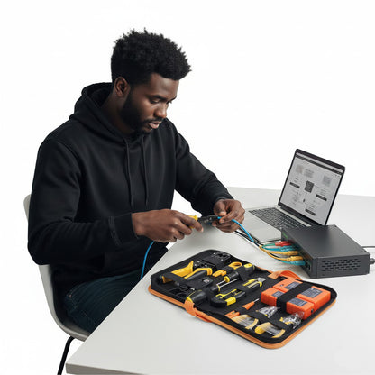 M-Link 10 Piece All-in-One Network Toolkit with Pliers, Tester, Screwdrivers TOOL13