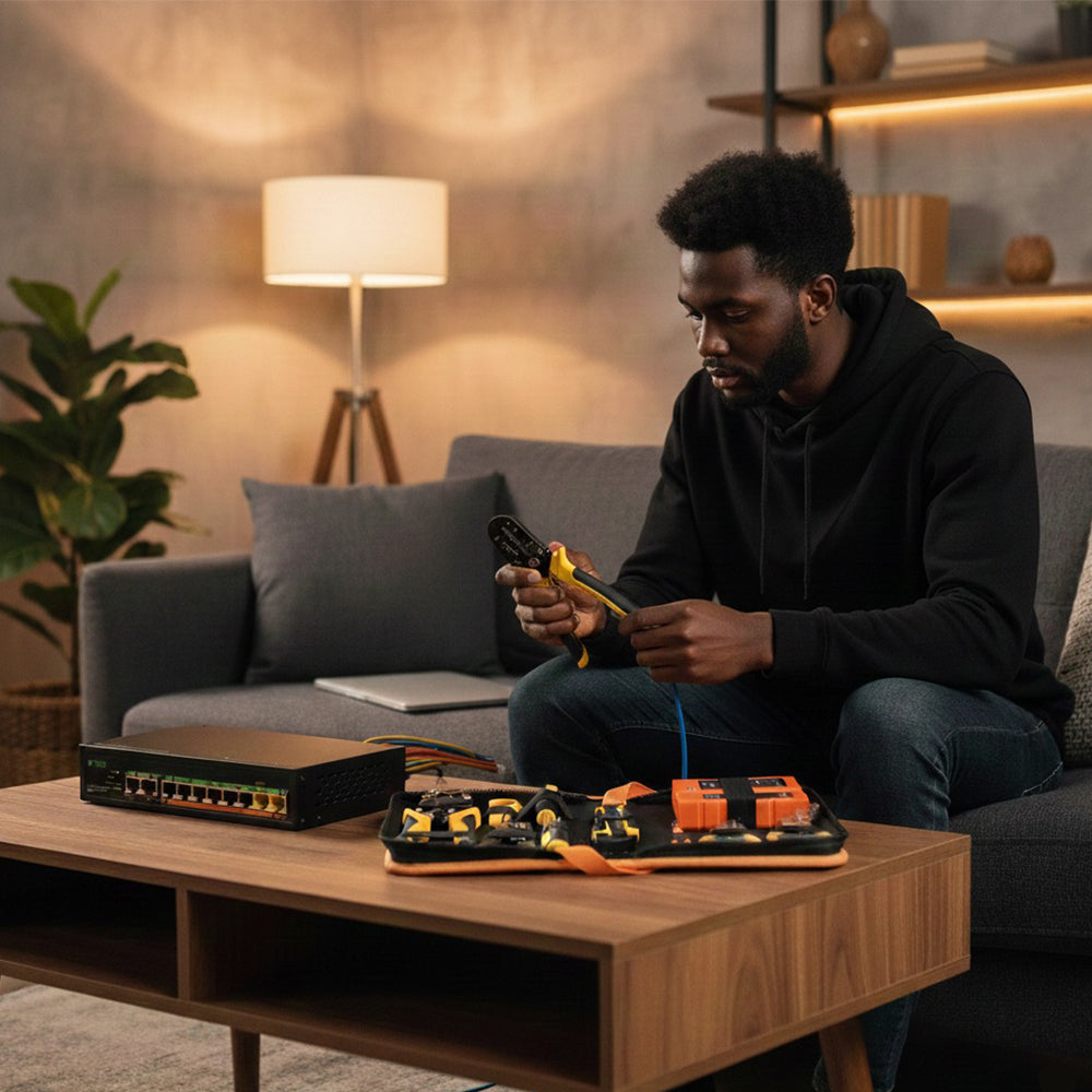 M-Link 10 Piece All-in-One Network Toolkit with Pliers, Tester, Screwdrivers TOOL13