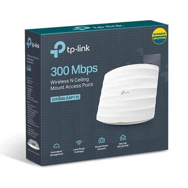 TP-Link EAP115 300Mbps Wireless Ceiling Mount Access Point
