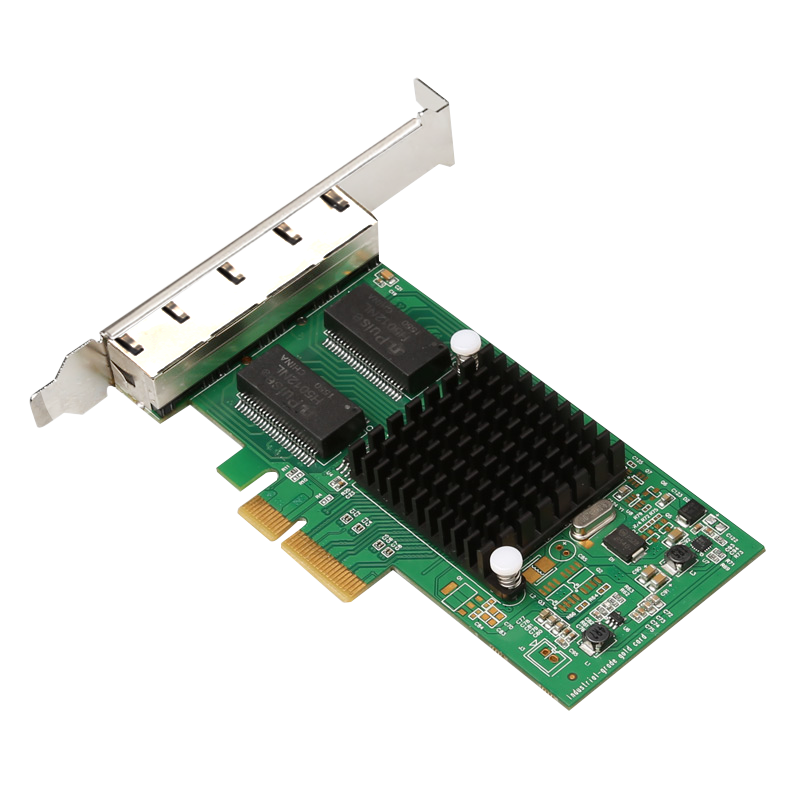 PCIE 4 RJ45 PORT LAN CARD