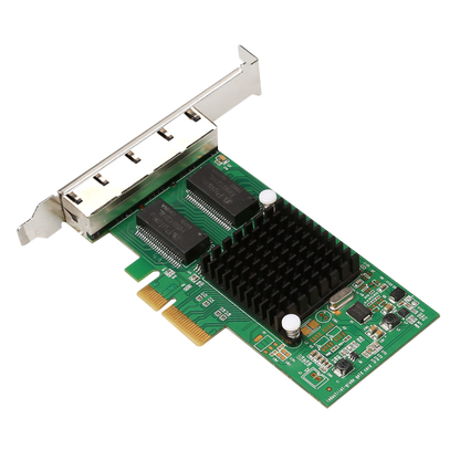 PCIE 4 RJ45 PORT LAN CARD