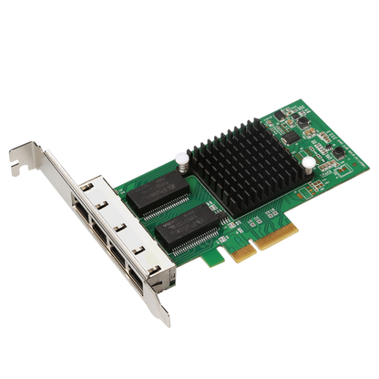 PCIE 4 RJ45 PORT LAN CARD
