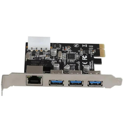 MicroWorld PCI Express To 3 Port Expansion Card