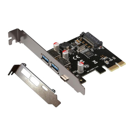 PCI-E 2A + 1C USB3 CARD