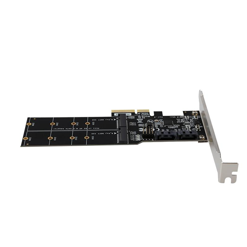 PCI-E 2 X SATA + 2 X M.2 CARD