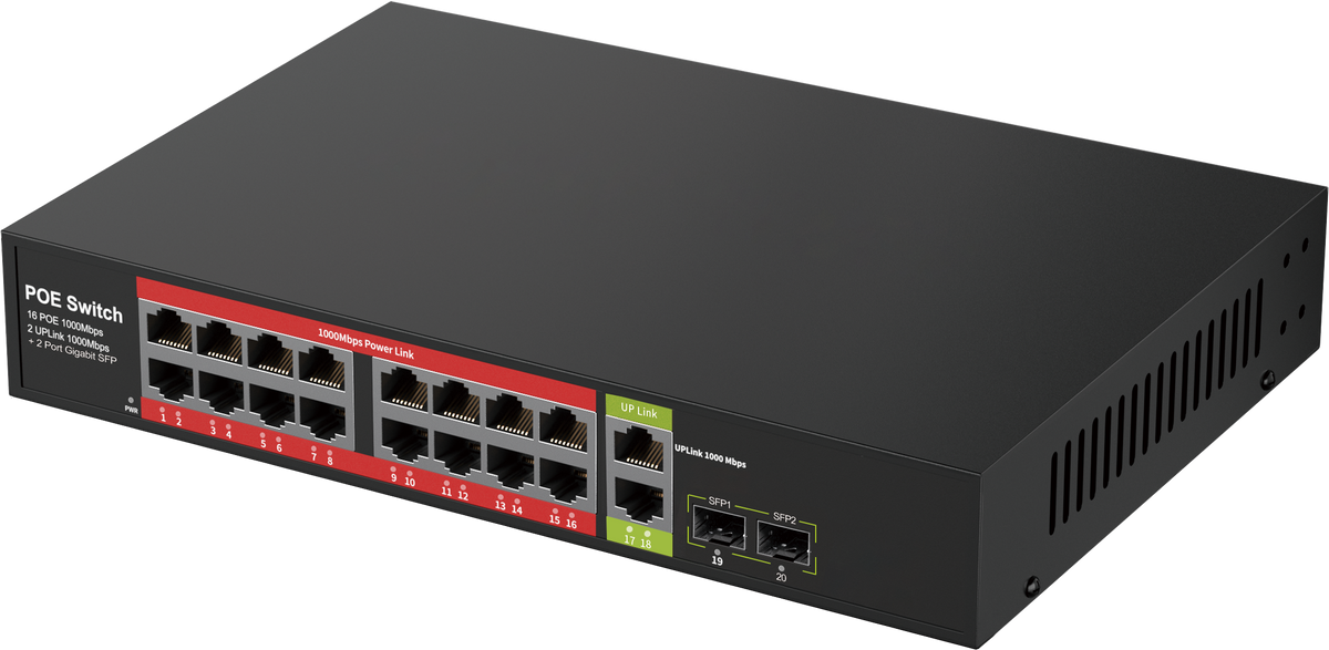16+2 GIGABIT POE SWITCH