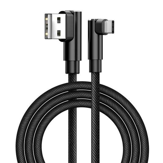 USB A (M) TO USB-C (F) 90 DEGREE