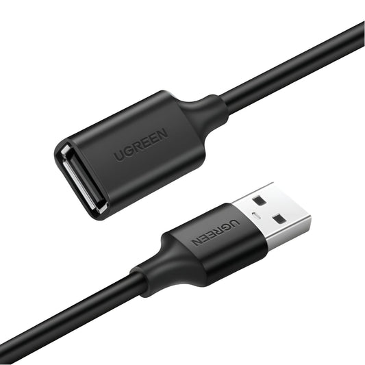 UGREEN USB 2.0 Extension Cable – Male to Female, 480Mbps Data Transfer - 1.5m