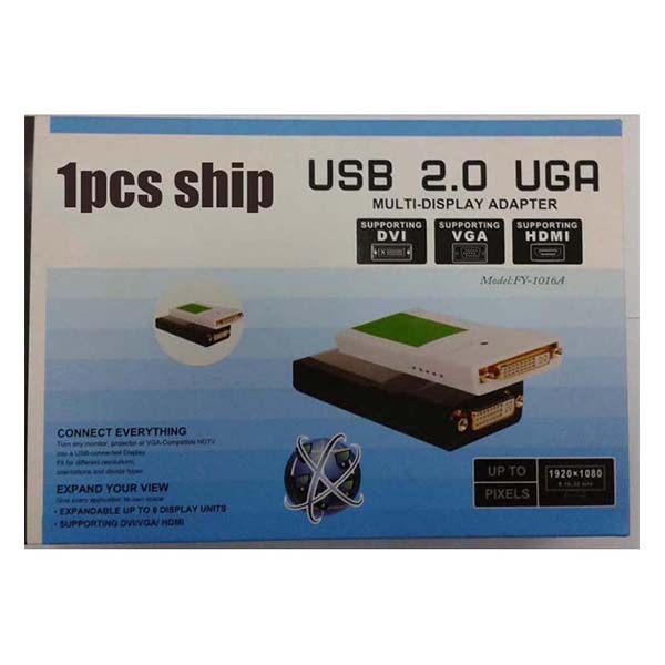 USB TO DVI, HDMI, VGA