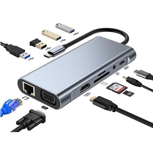 USB TYPE C 11 IN 1 DOCK