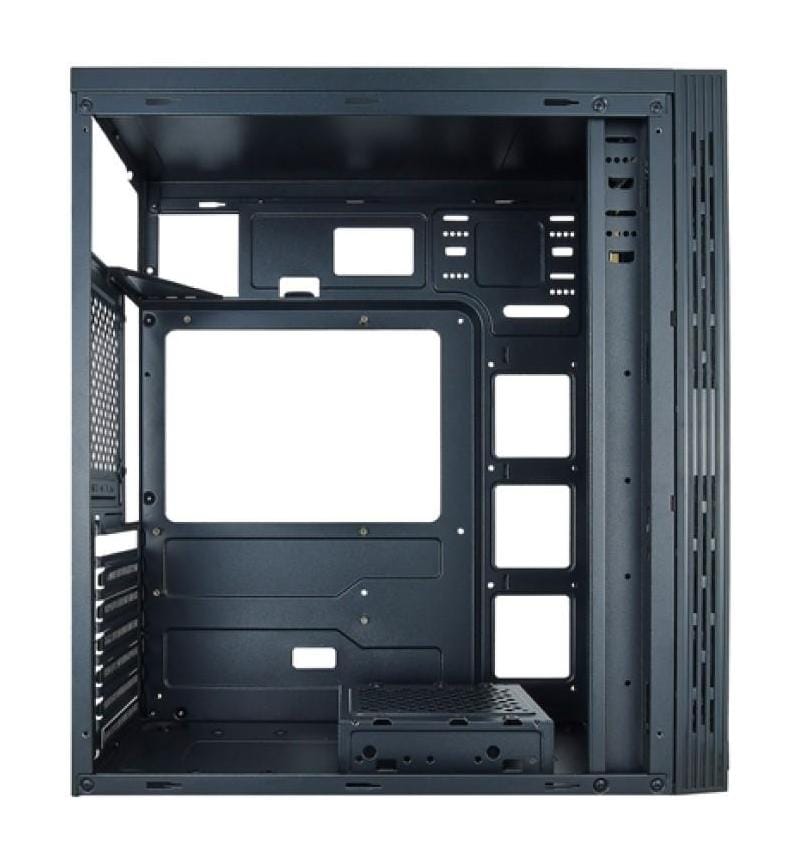 M-Link Black ATX PC Case with Built-In Power Supply Unit – Steel Chassis Tower