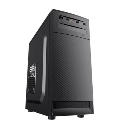M-Link Black ATX PC Case with Built-In Power Supply Unit – Steel Chassis Tower