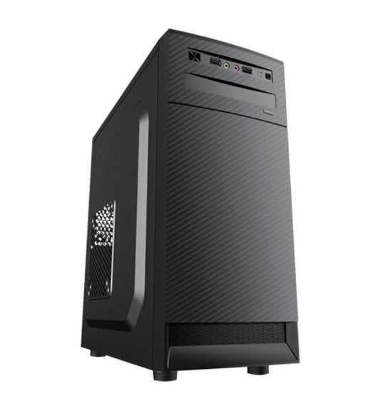 M-Link Black ATX PC Case with Built-In Power Supply Unit – Steel Chassis Tower
