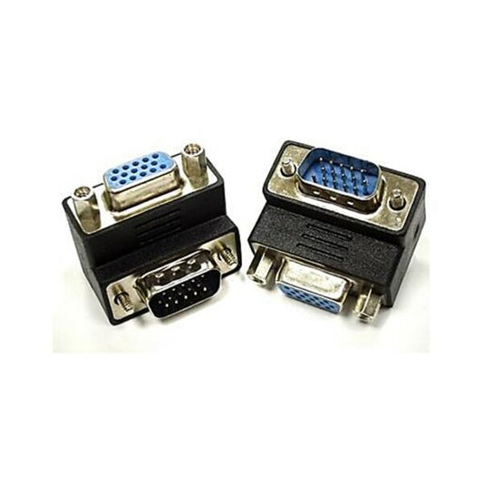 VGA MALE TO VGA FEMALE RA 90 DEGREE ADAP