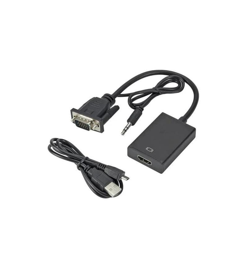 MALE VGA TO FEMALE HDMI+ AUDIO