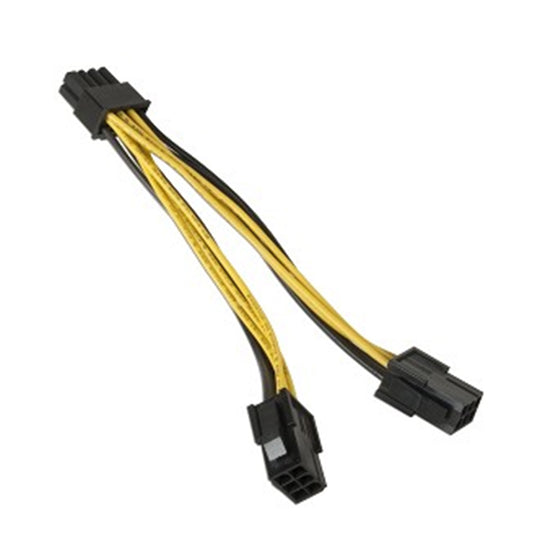 2 X 6PIN FEMALE TO 8PIN MALE
