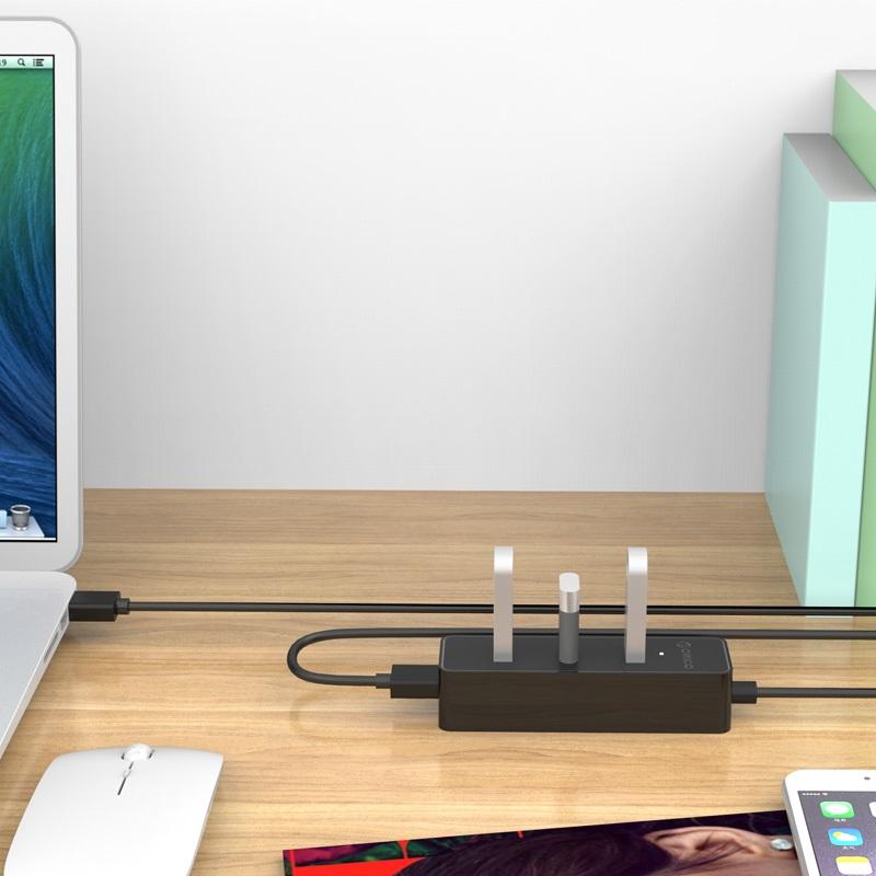 ORICO 4 PORT USB3.0 HUB BLK
