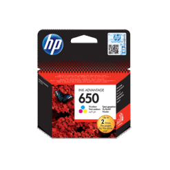HP 650 TRI-COLOR INK ADVANTAGE CARTRIDGE