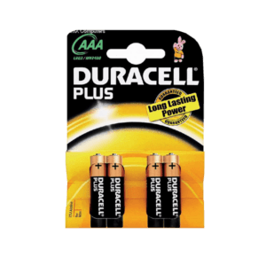 DURACELL AAA 4 PACK BATTERIES