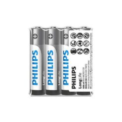 Philips Longlife AAA 4 Battery Pack