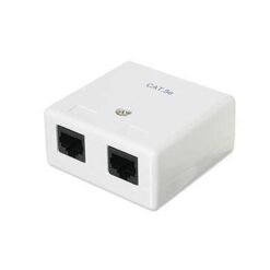 RJ45 WALL BOX DOUBLE