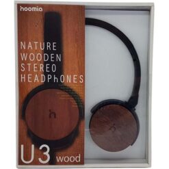 HEADPHONE WITH MIC BLACK + WOOD - Copy