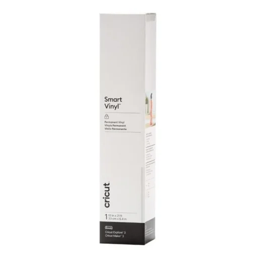 cricut smart vinyl permanent 33x640cm 1 sheet white